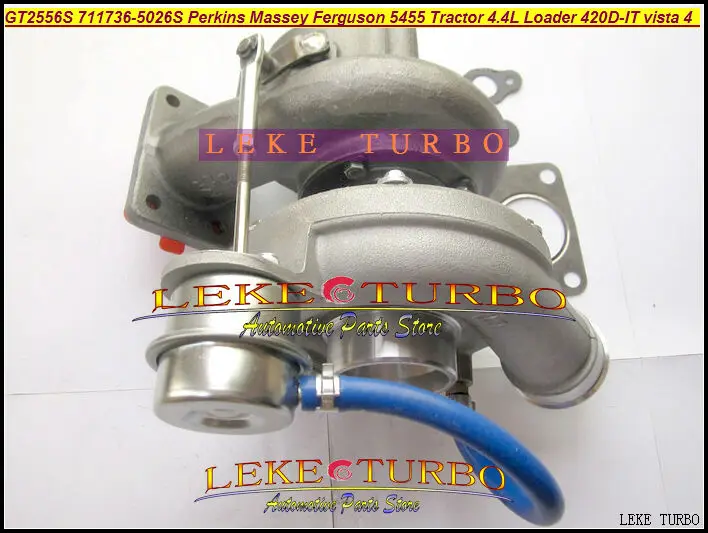 GT2556S 711736-5026S Turbocharger For Perkins Massey Ferguson Agricultural 5455 Tractor 4.4L 03- Loader Backhoe 420D-IT vista 4 (4)