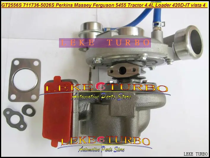 GT2556S 711736-5026S Turbocharger For Perkins Massey Ferguson Agricultural 5455 Tractor 4.4L 03- Loader Backhoe 420D-IT vista 4 (5)