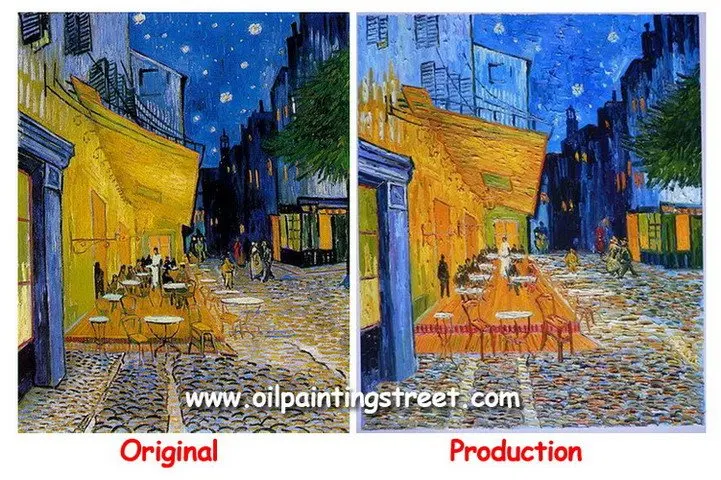 Oil Paintng Reproduction,Avenue of Poplars in Autumn By Vincent Van Gogh oil painting,16x24'',Free Shipping(VVG003)