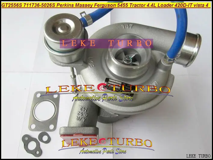 GT2556S 711736-5026S Turbocharger For Perkins Massey Ferguson Agricultural 5455 Tractor 4.4L 03- Loader Backhoe 420D-IT vista 4 