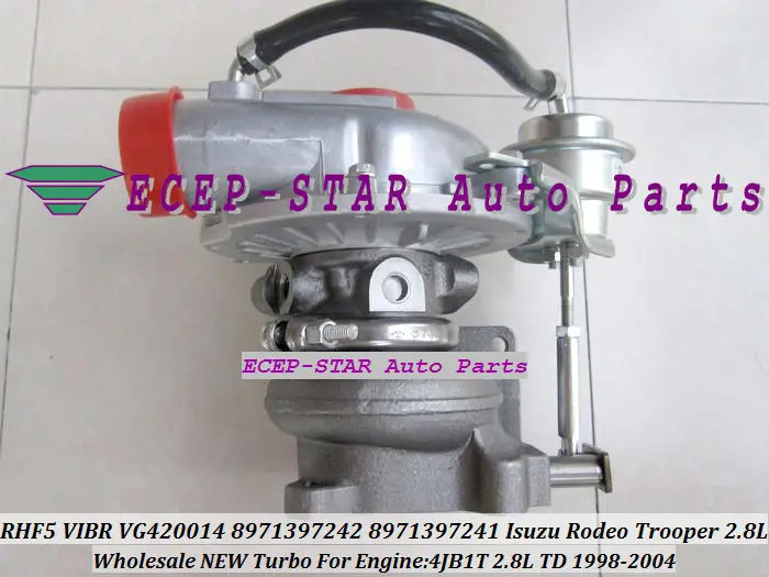 RHF5 RHF4H VIBR VG420014 8971397242 8971397241 FIt For Isuzu Rodeo Trooper 1998-04 2.8L TD 4JB1T turbocharger (1)