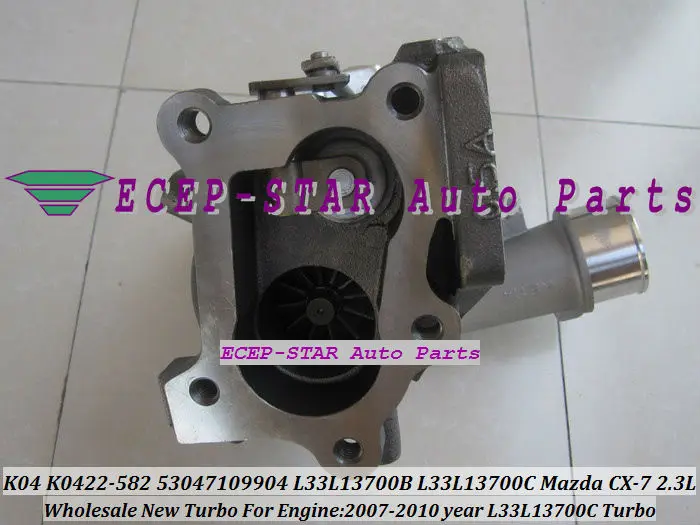 K04 K0422-582 L33L13700B 53047109904 L33L13700C L33L13700B for Mazda CX-7 2.3L 2007-2010 year Turbo Turbocharger