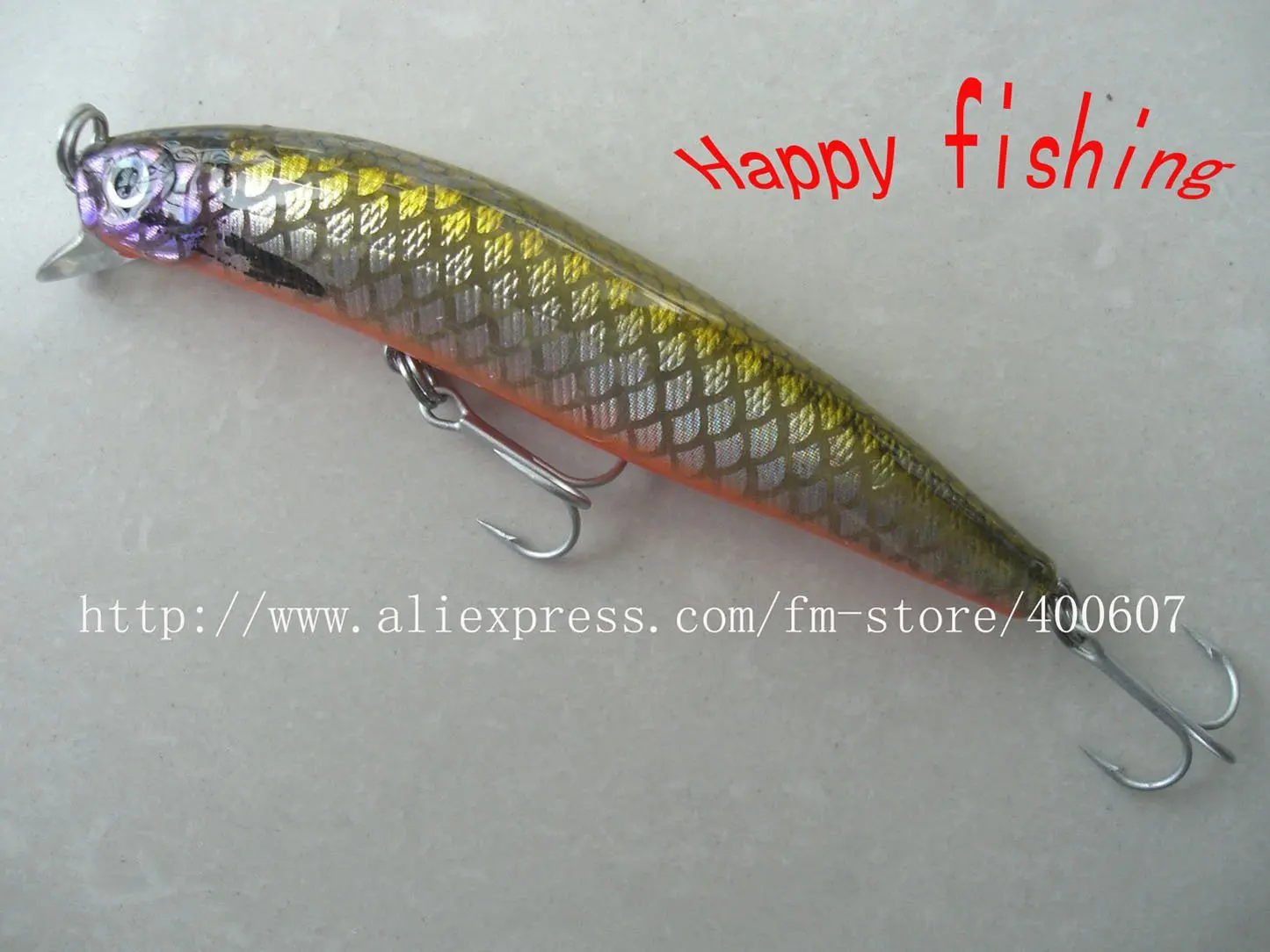 Bass Terminator  Minnow Plastic  Fishing Lure(M100F) Enjoy Retail Convenienc at Wholesale Price