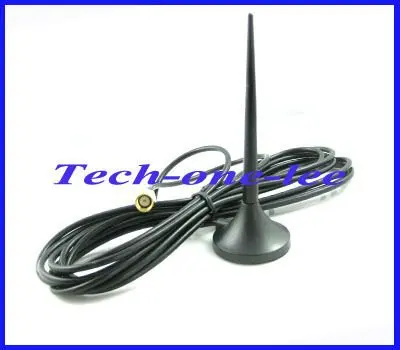 10pcs/lot SMA 3dbi 3G Antenna with RG174 cable 1.5M free shipping