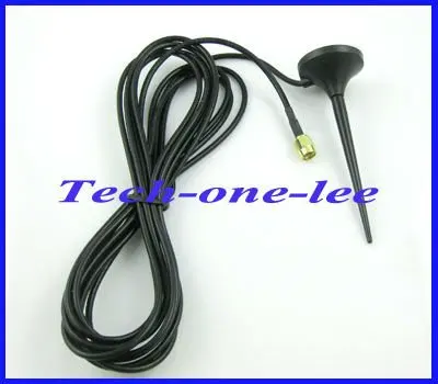 10pcs/lot SMA 3dbi 3G Antenna with RG174 cable 1.5M free shipping
