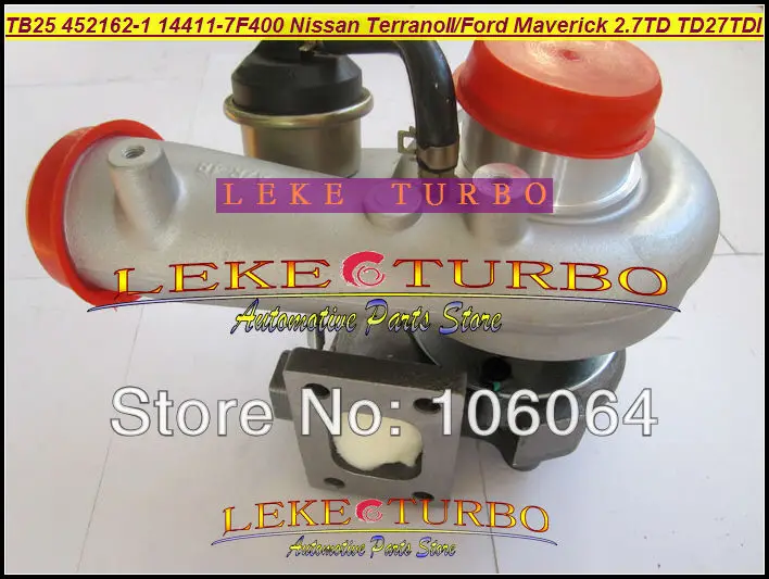 TB25 452162-0001 14411-7F400 turbo For Nissan Terrano II 1993 2007 FORD Maverick 2.7TD Engine TD27TDI 2.7L turbocharger (1)