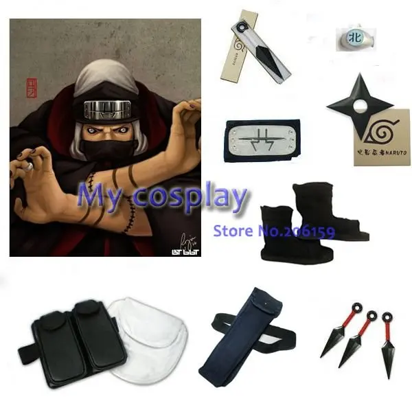 Clearance Anime Naruto Cosplay - Apparel Naruto Akatsuki Kakuzu Cosplay Costume Set Free Shipping 4 Clearance Anime Naruto Cosplay - Apparel Naruto Akatsuki Kakuzu Cosplay Costume Set Free Shipping 4