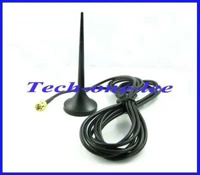 10pcs/lot SMA 3dbi 3G Antenna with RG174 cable 1.5M free shipping