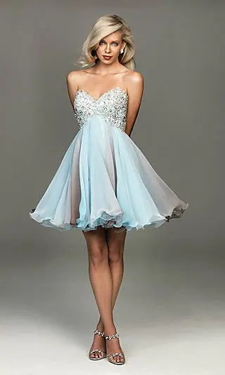 short summer ball dresses