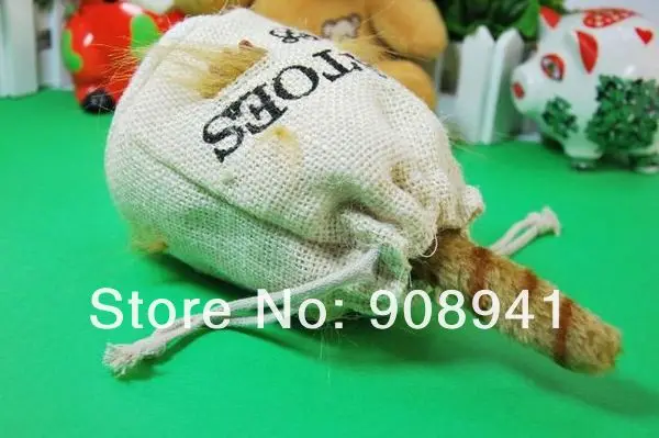 cat in potato sack toy