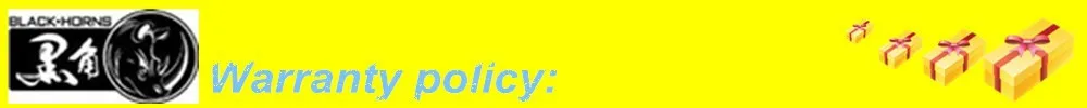 Warranty policy