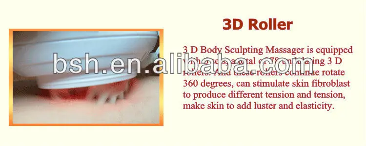 Befortune Massage Hand Fix Electric 3D Body Slimmer Vibration Burn Fat Massage Roller Anti Cellulite Weight Loss Machine BF1404 2