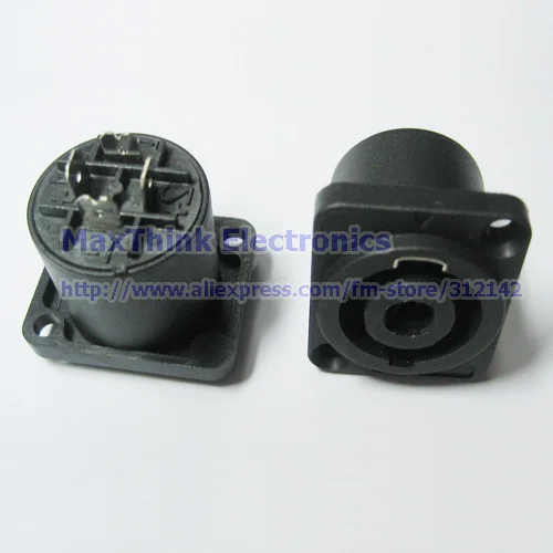 Speakon 4 Pin Female Jack Compatible Audio Cable Connector Black 01.2.jpg