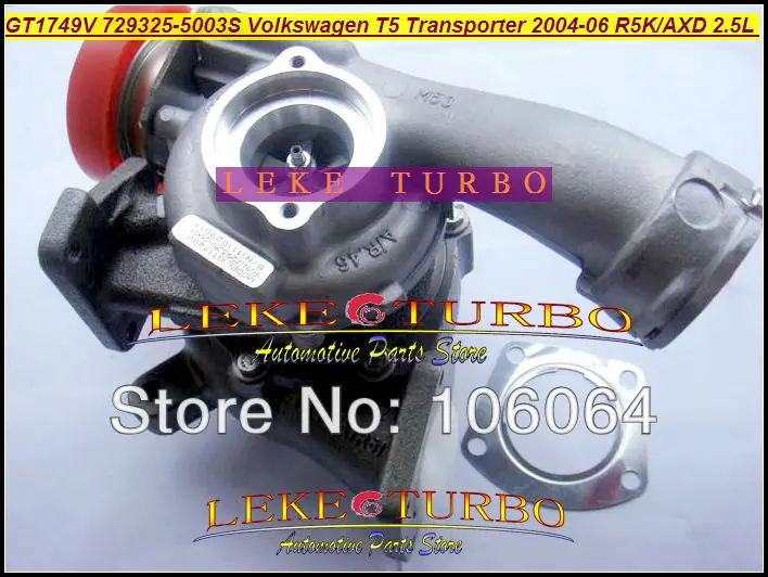 GT1749V 729325-5003S Turbocharger for VOLKSWAGEN T5 Transporter R5K AXD 2.5L 130HP 2004-2006 TURBO (7)