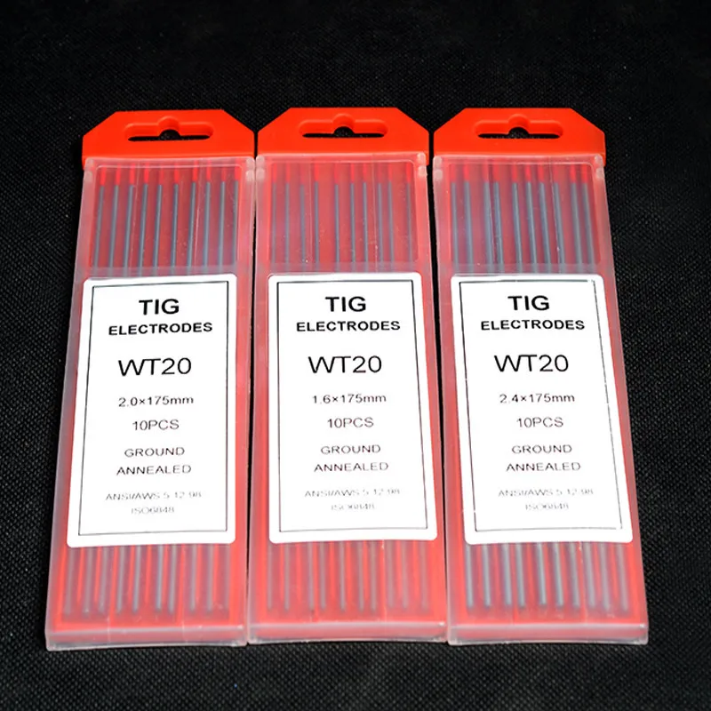 TIG Tungsten Electrode Stick Electrode Welding Electrode Red 1,6x175mm Thorium