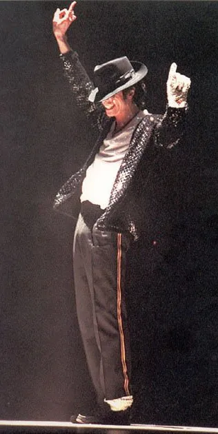 Rare MJ Michael Jackson Black Entertainers Golden Straight  trousers pants for fans Billie Jean