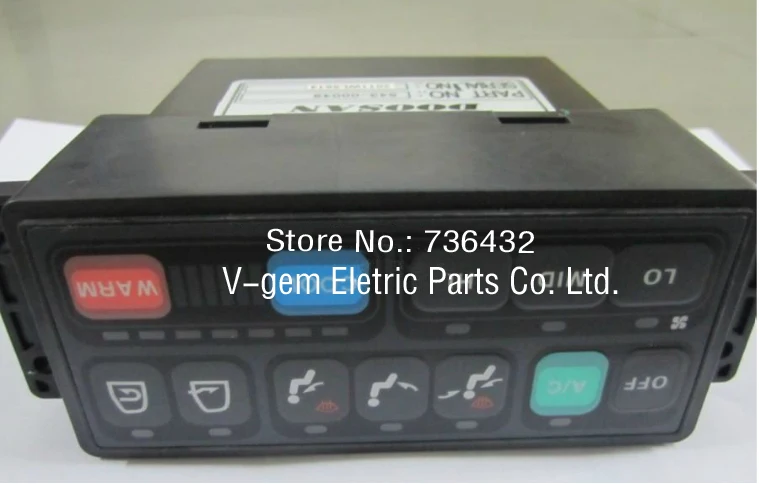 543-00049 excavator air condition control panel for crawller S 220 -5 225 -V Doosan Daewoo a