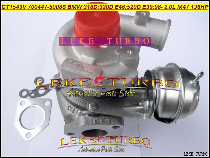 GT1549V 700447-5008S Turbo Turbocharger For BMW 318D 320D E46 520D E39 1998- 2.0L M47 136HP (4).JPG