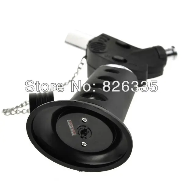 XS-0901 Portable Windproof Butane Jet Torch Cigar Lighter-Black (4)