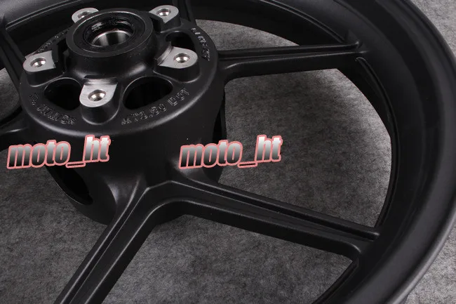 Alloy Front Wheel Rim For Kawasaki 2005-2012 Ninja ZX6R & 2006 2007 2008 2009 Ninja ZX10R Matte Black, Motorcycle Accessories