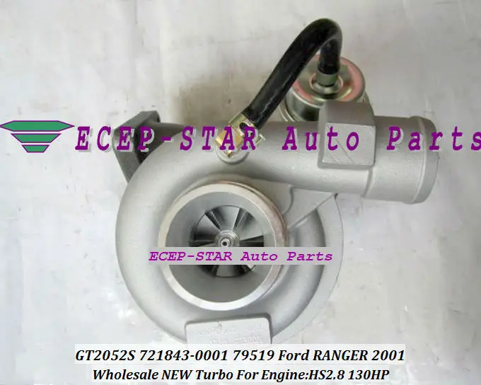 GT2052S 721843-0001 721843 79519 Turbo Turbine Turbocharger For Ford RANGER 2001 Engine HS2.8 130HP (4)