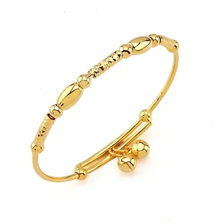 Arrive Fashion Jewelry Bangle 18k Yellow Gold Filled Baby Fashion Jewelry Bangle 18k Yellow Gold Filled Baby Bracelet