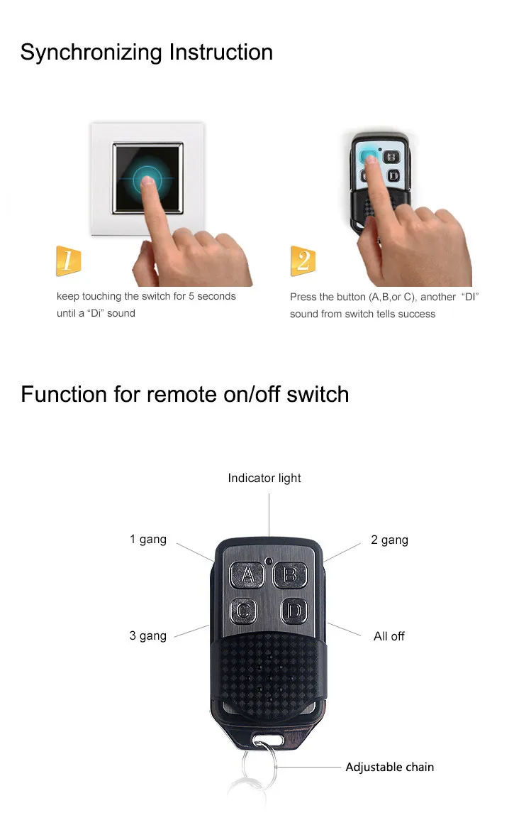 Laptop Samenpersen jungle Wall Light Switch Accessories | Remote Switch Controller | Remote Control  Livolo - Wall - Aliexpress