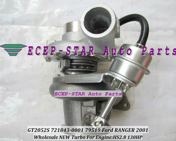 GT2052S 721843-0001 721843 79519 Turbo Turbine Turbocharger For Ford RANGER 2001 Engine HS2.8 130HP (5)
