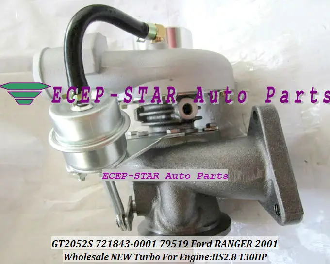 GT2052S 721843-0001 721843 79519 Turbo Turbine Turbocharger For Ford RANGER 2001 Engine HS2.8 130HP (6)