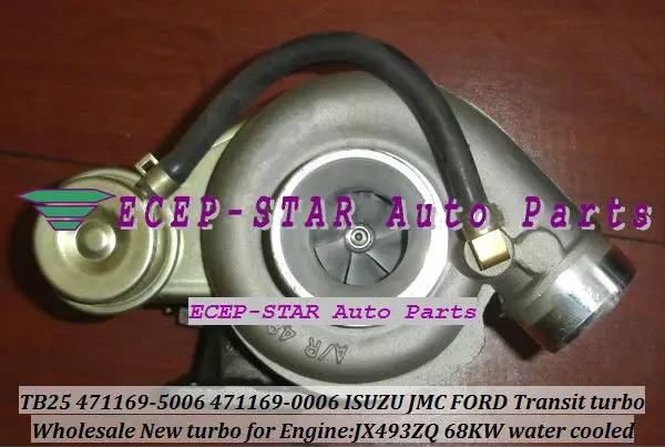 TB25 471169-5006 471169-0006 ISUZU JMC FORD Transit JX493ZQ 68KW water cooled turbocharger (3)