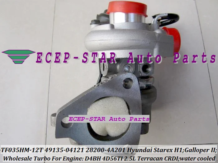 TF035HM-12T 49135-04121 28200-4A201 water cooled Turbo Turbocharger For Hyundai Starex H1 Galloper II Terracan CRDI D4BH 4D56TI 2.5L.JPG