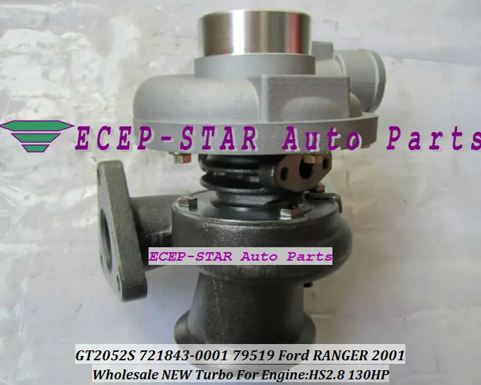 GT2052S 721843-0001 721843 79519 Turbo Turbine Turbocharger For Ford RANGER 2001 Engine HS2.8 130HP