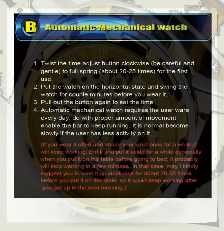 automatic watch