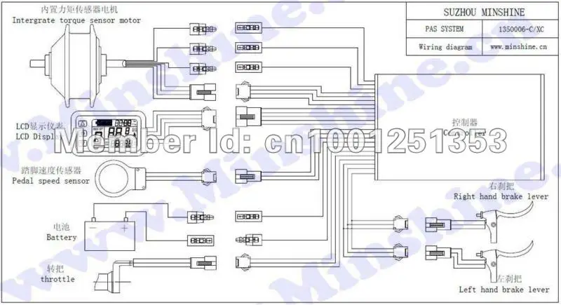 factory direct sale electric bicycle conversion kits ebike factory direct sale electric bicycle conversion kits ebike, Wiring diagram