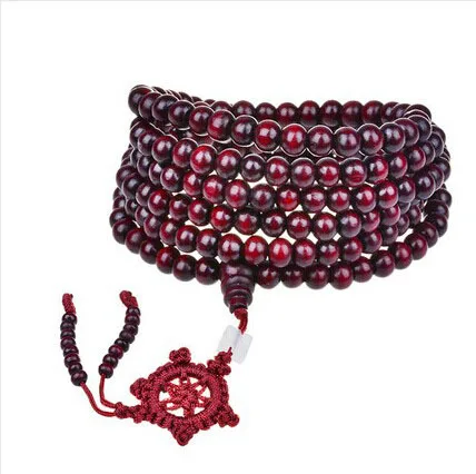 HOT SALE Tibetan Jewelery Red Wood sandalwood Pray...