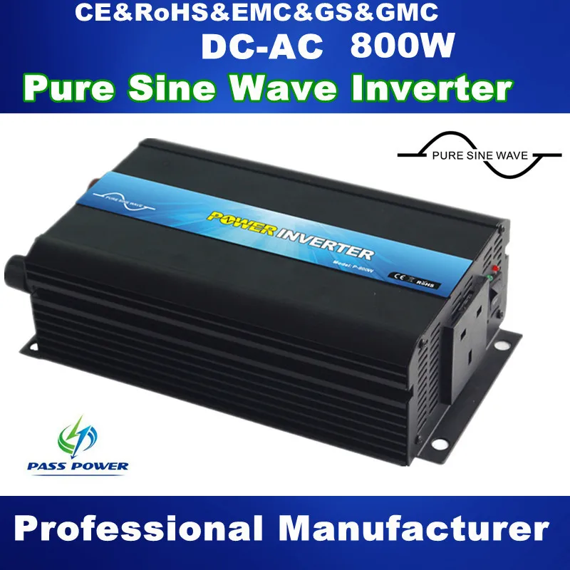 Factory direct 800w inversor pure sine wave dc 12v...