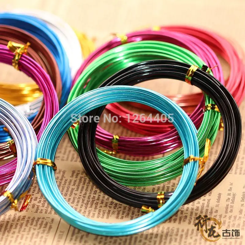 (mixed min order 2 pieces) 5m/roll 1mm Diameter  aluminum wire