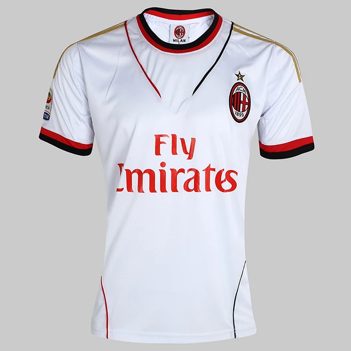 ac milan football shirt