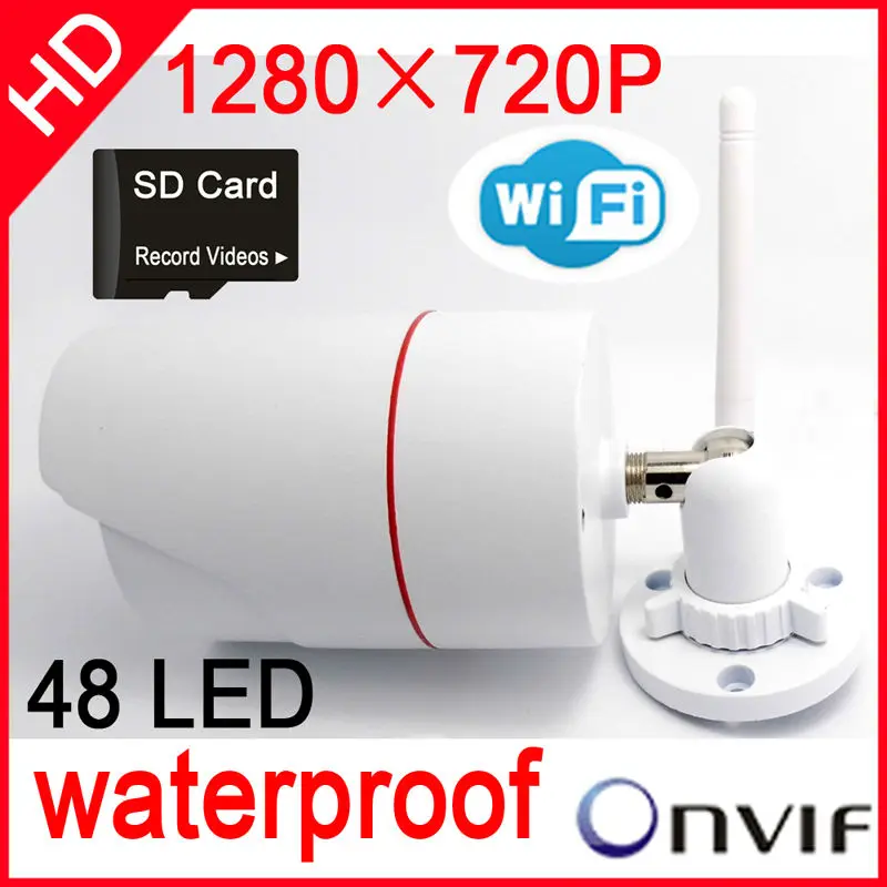 Micro SD wireless ip camera wifi 720P cctv security system