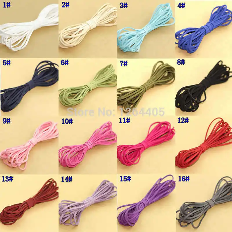  5m/piece 2.7mm width Soft texture necklace rope bracelets cords