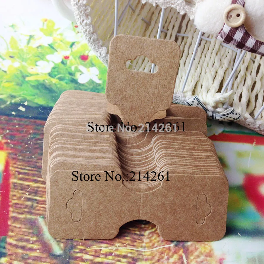 2015 New Kraft Necklace Card DIY Blank Kraft  Neck...