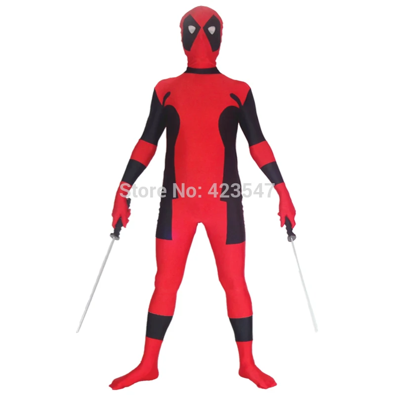 Newest Hot Deadpool Spandex Deadpool Costume Hallo...