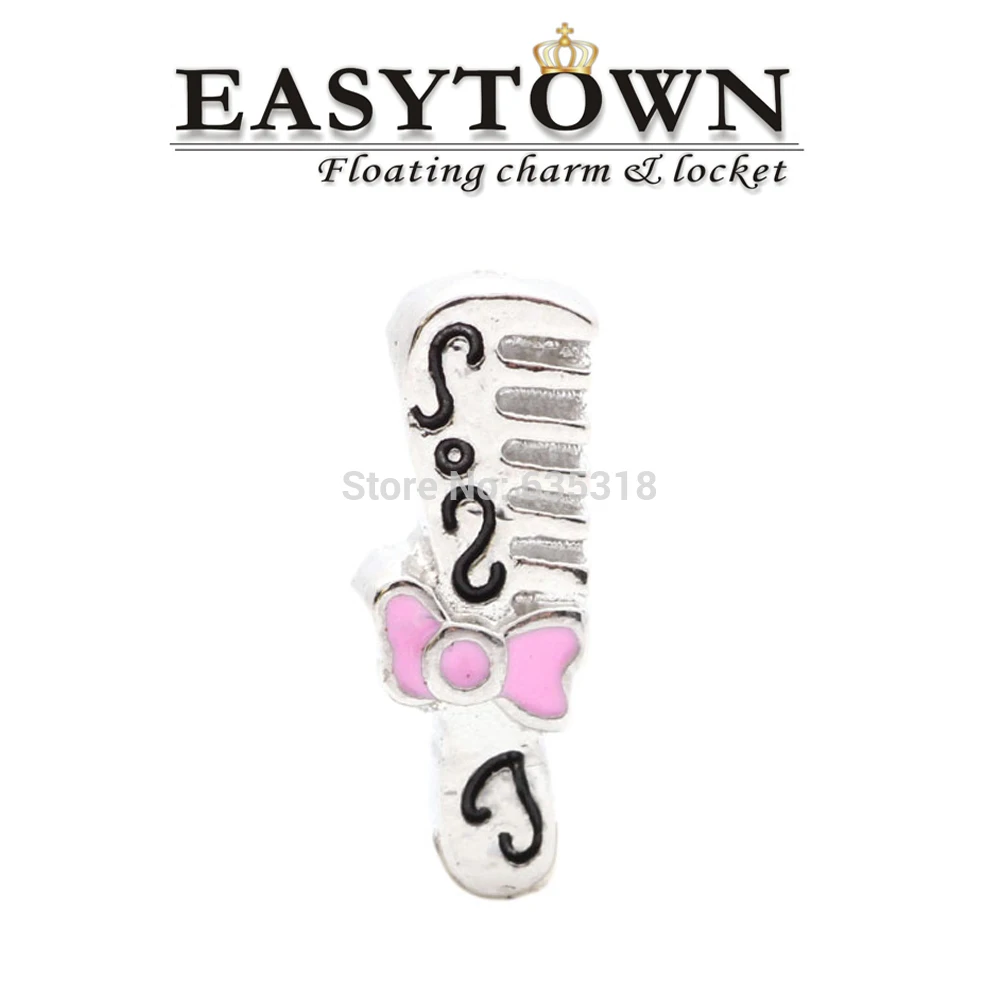 New design wholesale comb floating charm fits floa...
