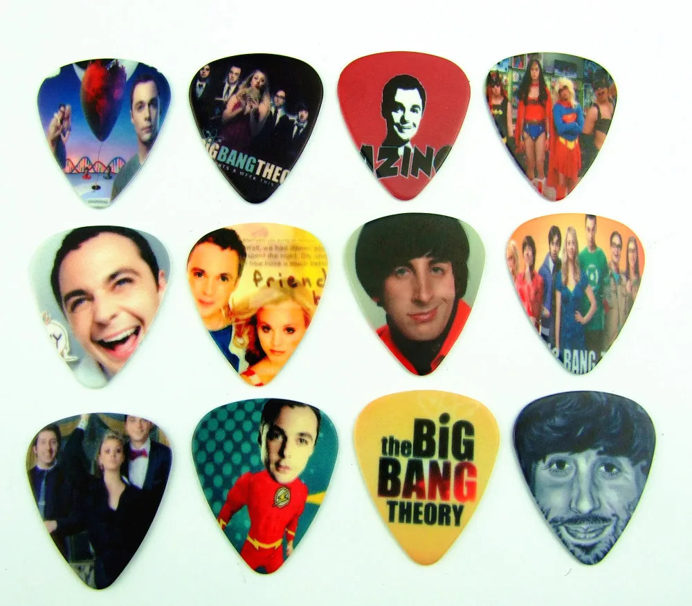 50pcs HOT American TV Series ! big bang picks Guit...