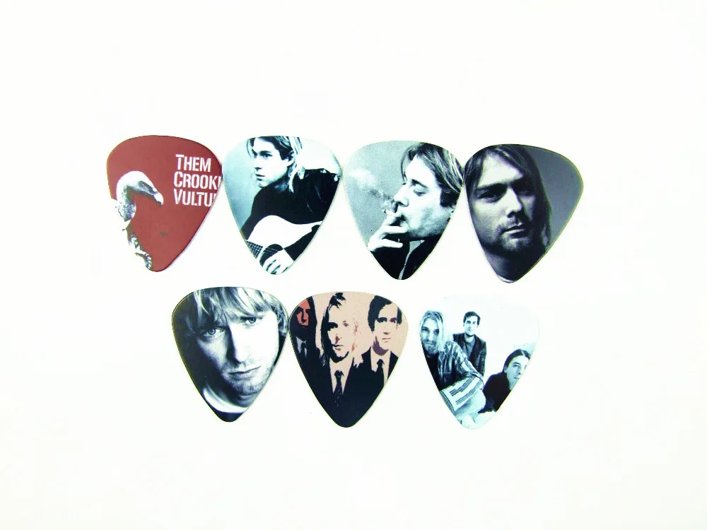 50PCS 1.0mm high quality guitar picks two side pic...