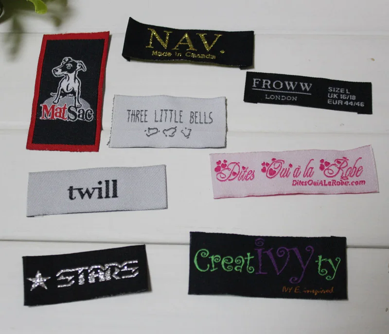 separate cut  folded clothing labels custom privat...