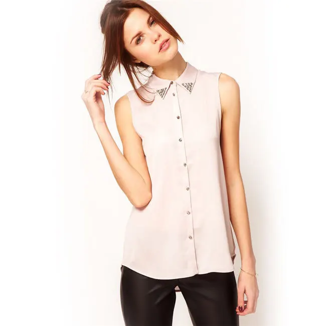 Elegant Sleeveless Shirts