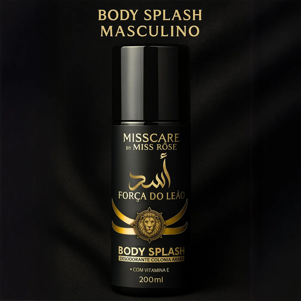 Body Splash Masculino Força do Leão 200ml – Miss Care by Miss Rôse