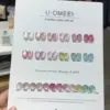 U·OMEEI 12 Colors 6 Colors Mismatched Cat eye Nail gel set Nail art kit Hot selling Non-toxic Uv gel New model 2024 Nail salon 2