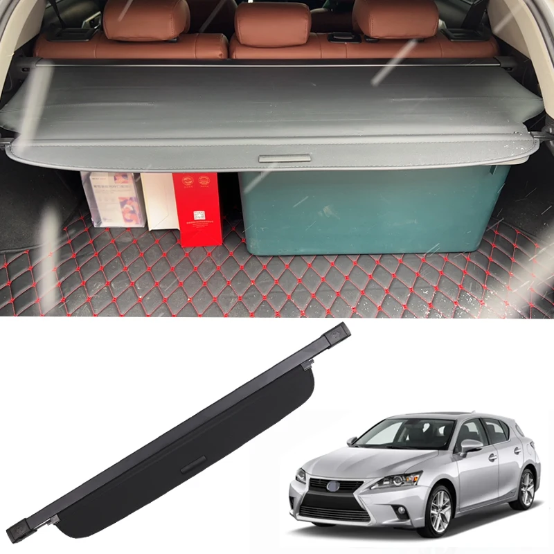 

For Lexus CT200H 2009-2014 Cargo Cover Trunk Retractable Parcel Rack Waterproof Shield Privacy Cargo Cover ct200h Auto Parts